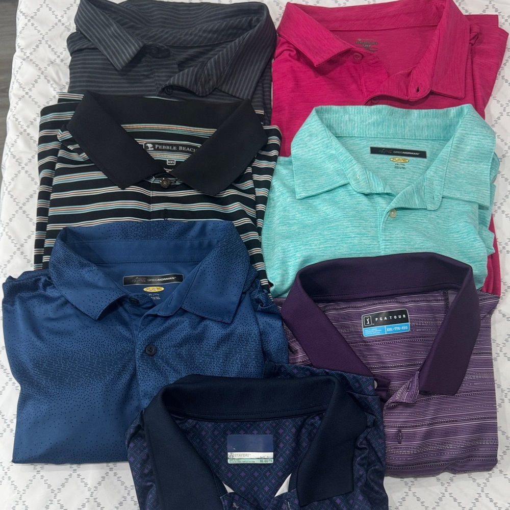 Men's Polo Shirt Collection - Assorted Colors